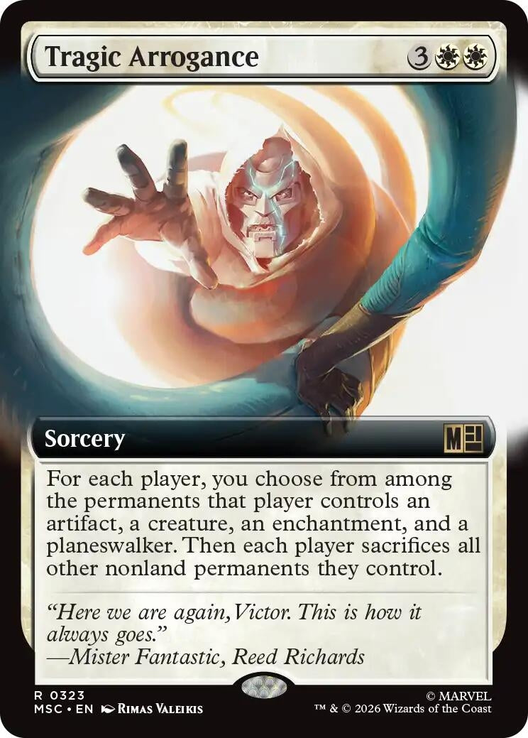 Image for Tragic Arrogance (Extended Art) (323) (MSC) - Magic: The Gathering