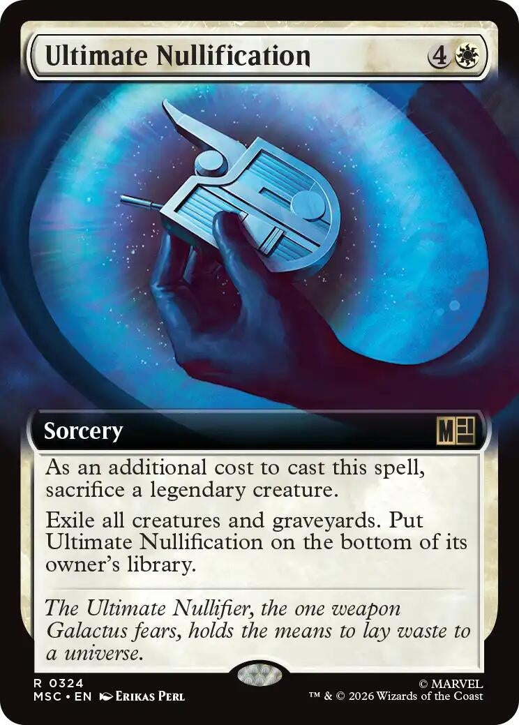 Image for Ultimate Nullification (Extended Art) (324) (MSC) - Magic: The Gathering
