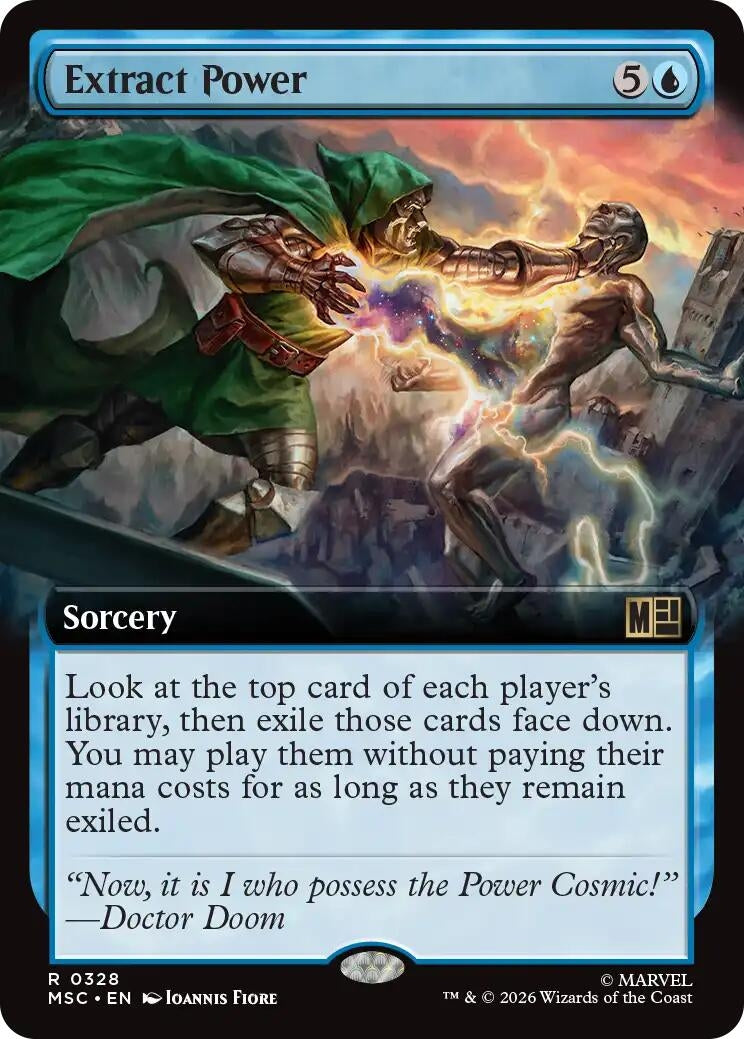 Image for Extract Power (Extended Art) (328) (MSC) - Magic: The Gathering