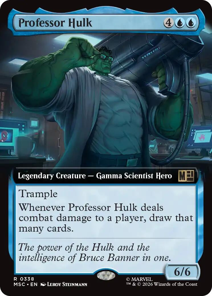 Image for Professor Hulk (Extended Art) (338) (MSC) - Magic: The Gathering