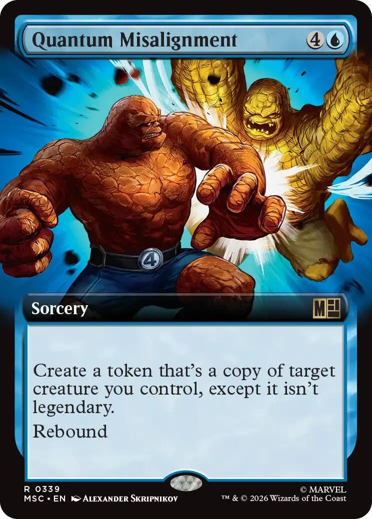 Image for Quantum Misalignment (Extended Art) (339) (MSC) - Magic: The Gathering