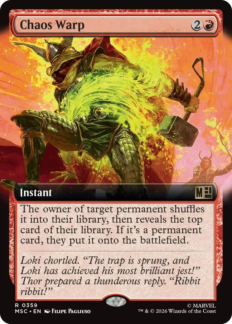 Image for Chaos Warp (Extended Art) (359) (MSC) - Magic: The Gathering