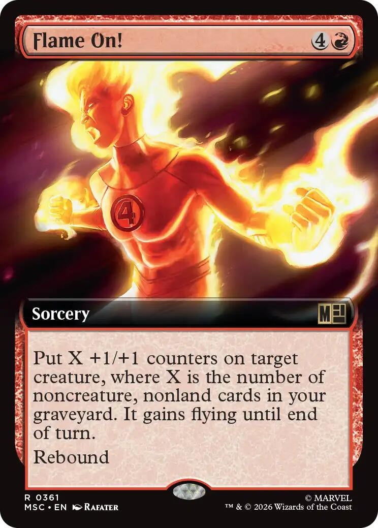 Image for Flame On! (Extended Art) (361) (MSC) - Magic: The Gathering