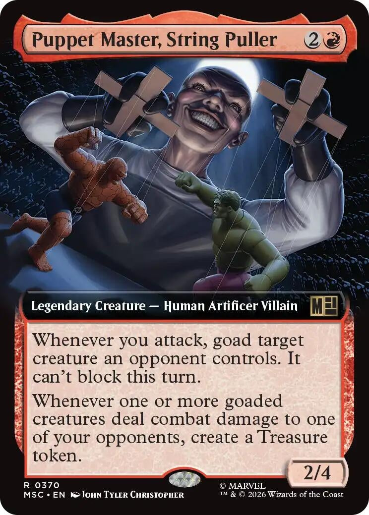 Image for Puppet Master, String Puller (Extended Art) (370) (MSC) - Magic: The Gathering