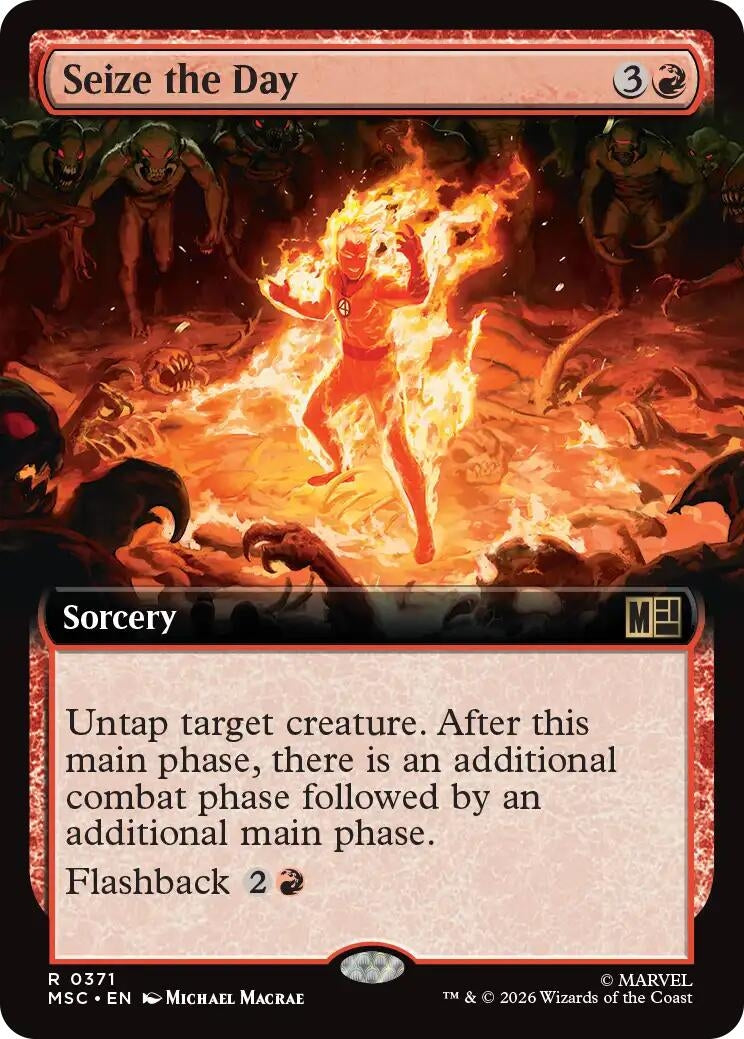 Image for Seize the Day (Extended Art) (371) (MSC) - Magic: The Gathering