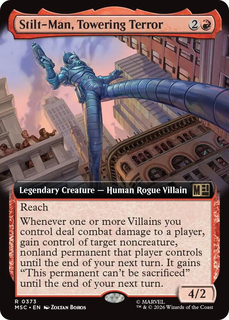 Image for Stilt-Man, Towering Terror (Extended Art) (373) (MSC) - Magic: The Gathering