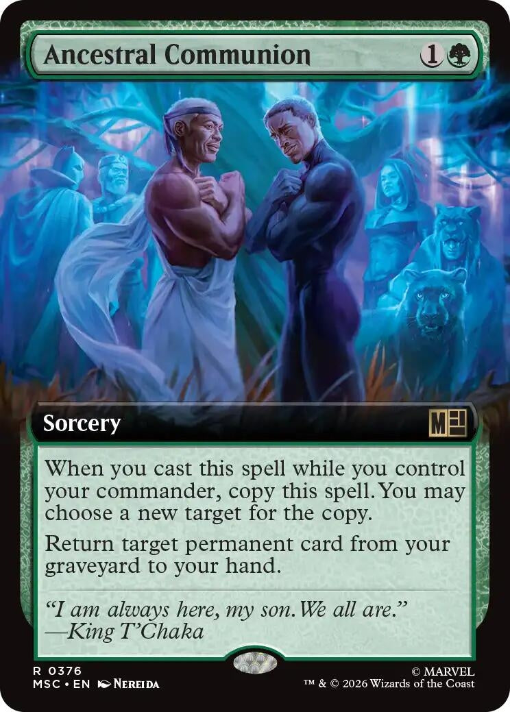 Image for Ancestral Communion (Extended Art) (376) (MSC) - Magic: The Gathering