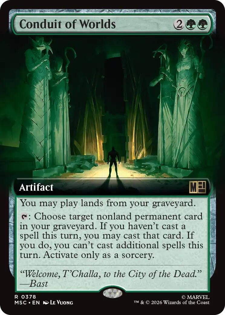 Image for Conduit of Worlds (Extended Art) (378) (MSC) - Magic: The Gathering