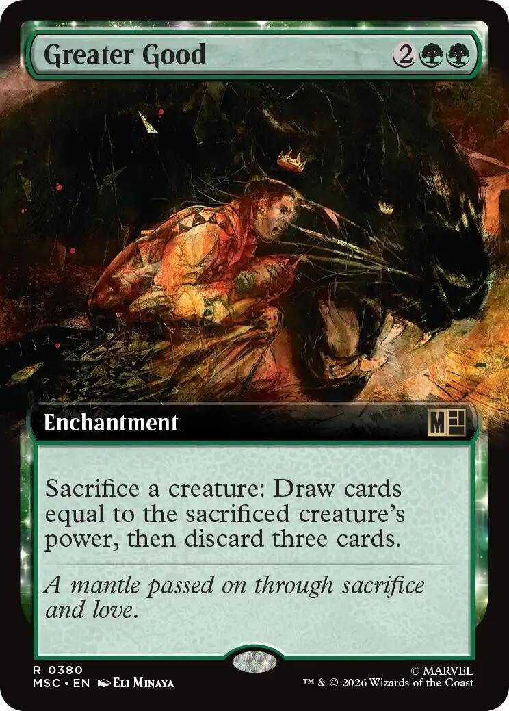 Image for Greater Good (Extended Art) (380) (MSC) - Magic: The Gathering
