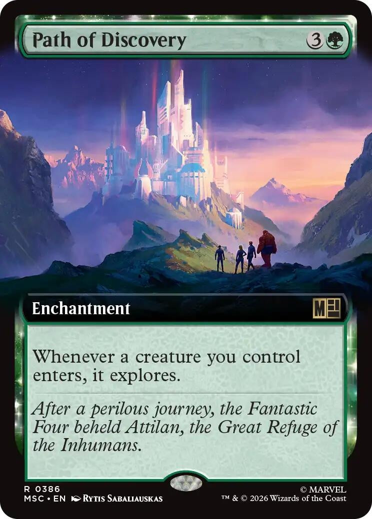 Image for Path of Discovery (Extended Art) (386) (MSC) - Magic: The Gathering