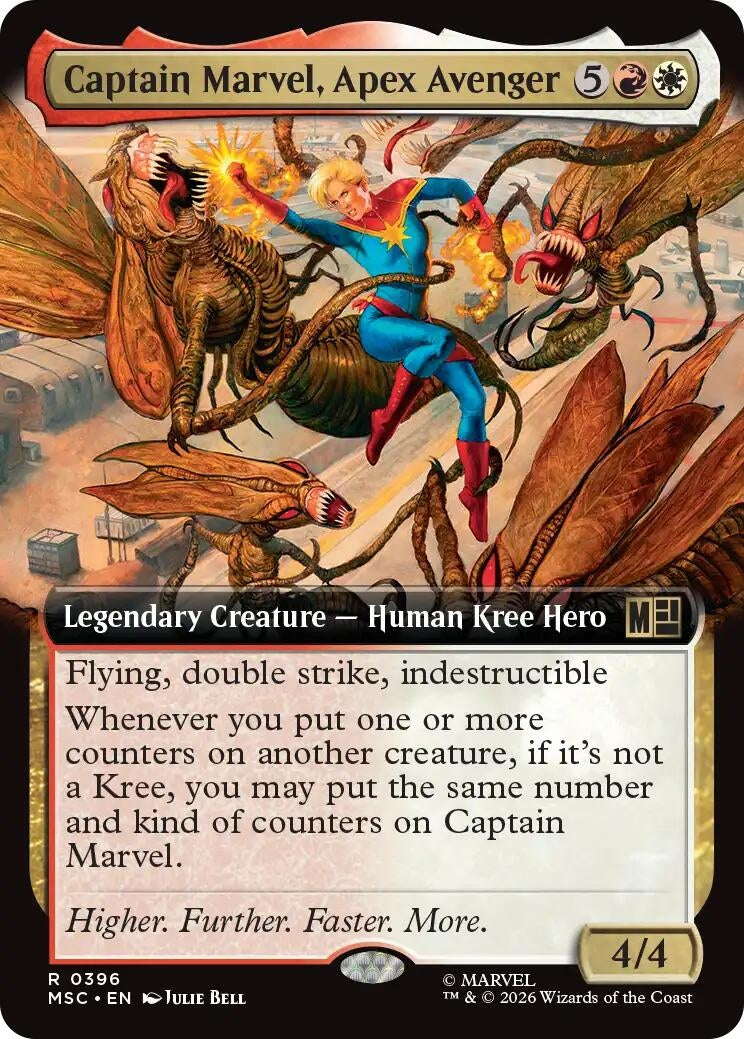 Captain Marvel, Apex Avenger (Extended Art) (396) (MSC)