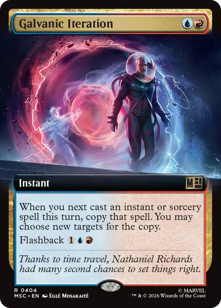 Image for Galvanic Iteration (Extended Art) (404) (MSC) - Magic: The Gathering