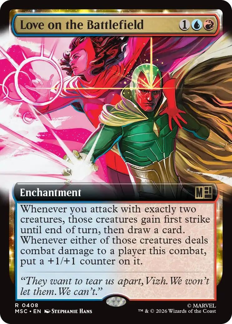 Image for Love on the Battlefield (Extended Art) (408) (MSC) - Magic: The Gathering