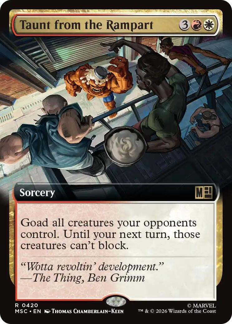 Taunt from the Rampart (Extended Art) (420) (MSC)