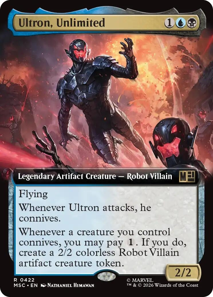 Image for Ultron, Unlimited (Extended Art) (422) (MSC) - Magic: The Gathering