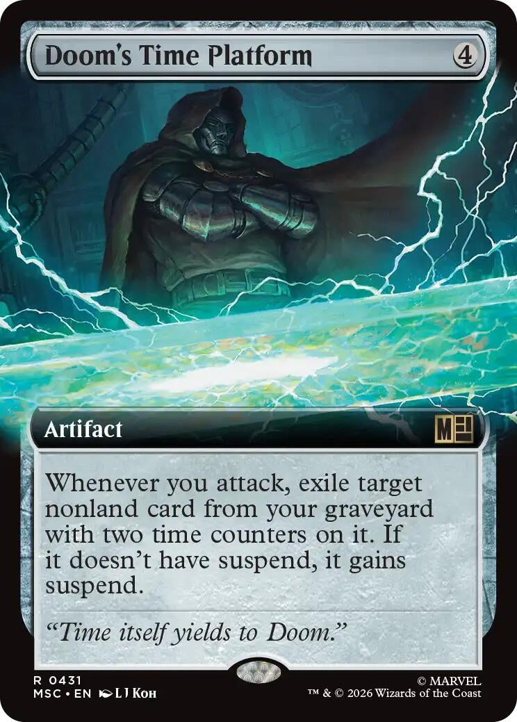 Image for Doom's Time Platform (Extended Art) (431) (MSC) - Magic: The Gathering