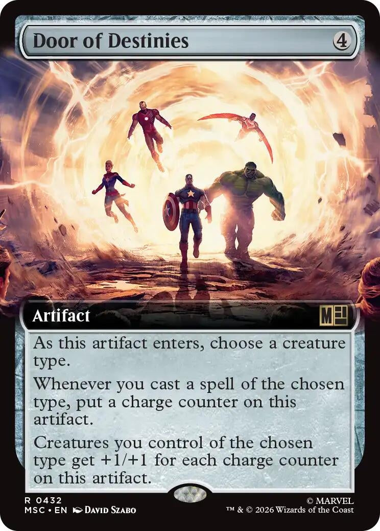 Image for Door of Destinies (Extended Art) (432) (MSC) - Magic: The Gathering