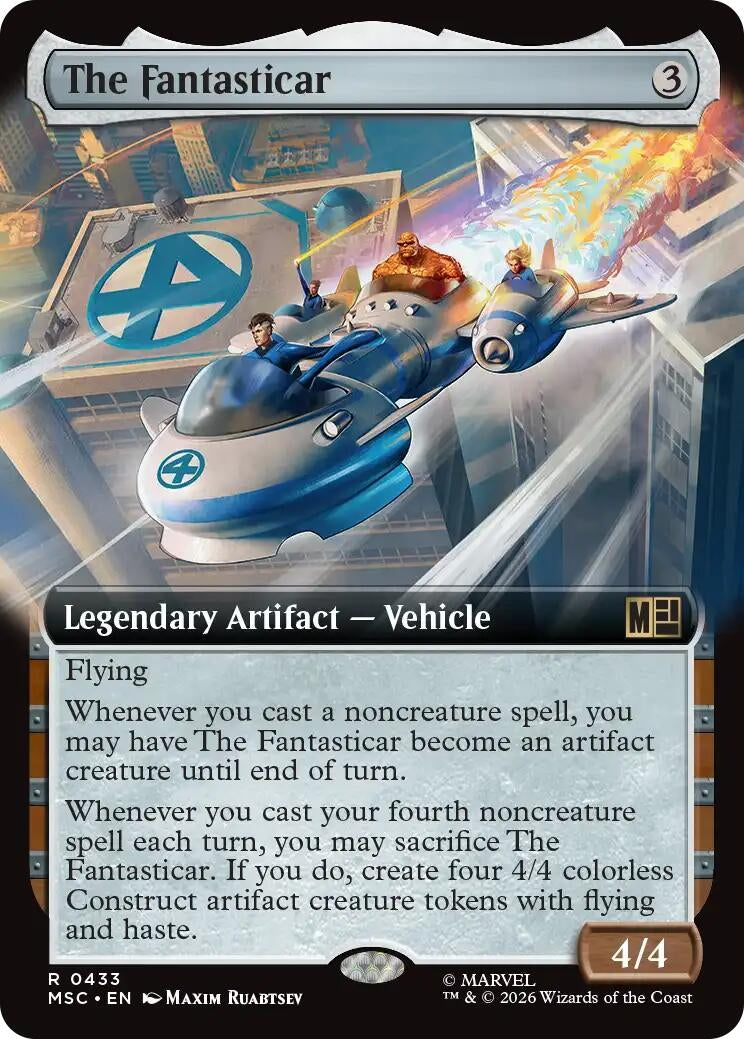Image for The Fantasticar (Extended Art) (433) (MSC) - Magic: The Gathering
