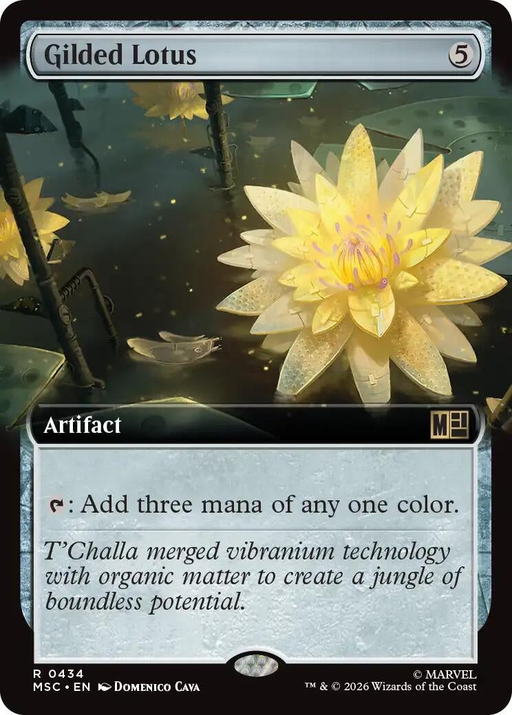 Image for Gilded Lotus (Extended Art) (434) (MSC) - Magic: The Gathering