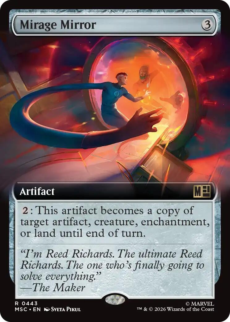 Image for Mirage Mirror (Extended Art) (443) (MSC) - Magic: The Gathering