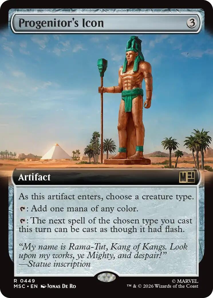 Image for Progenitor's Icon (Extended Art) (449) (MSC) - Magic: The Gathering