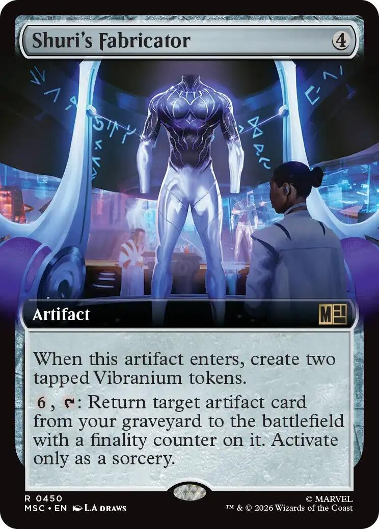 Image for Shuri's Fabricator (Extended Art) (450) (MSC) - Magic: The Gathering