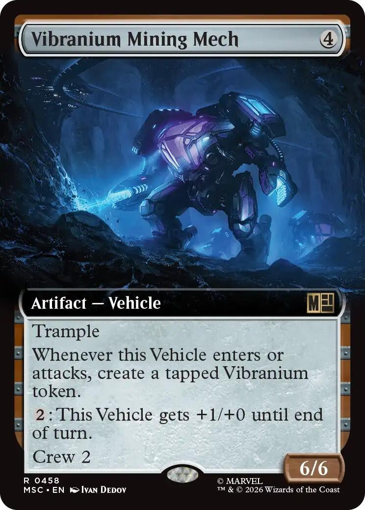 Image for Vibranium Mining Mech (Extended Art) (458) (MSC) - Magic: The Gathering
