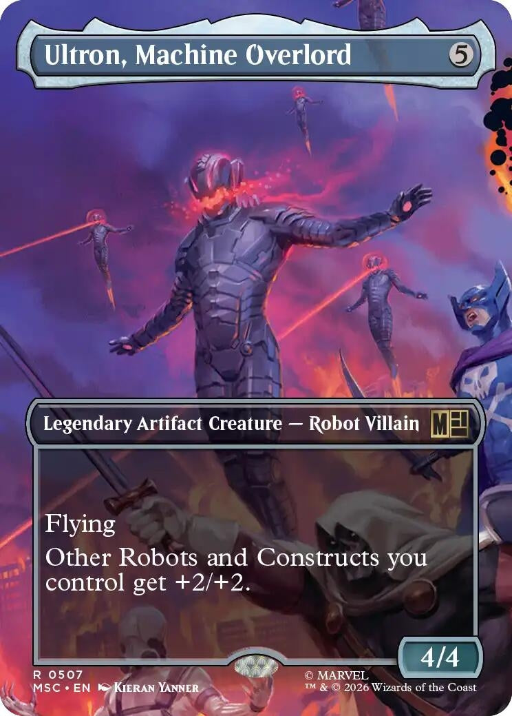 Image for Ultron, Machine Overlord (Borderless) (507) (MSC) - Magic: The Gathering