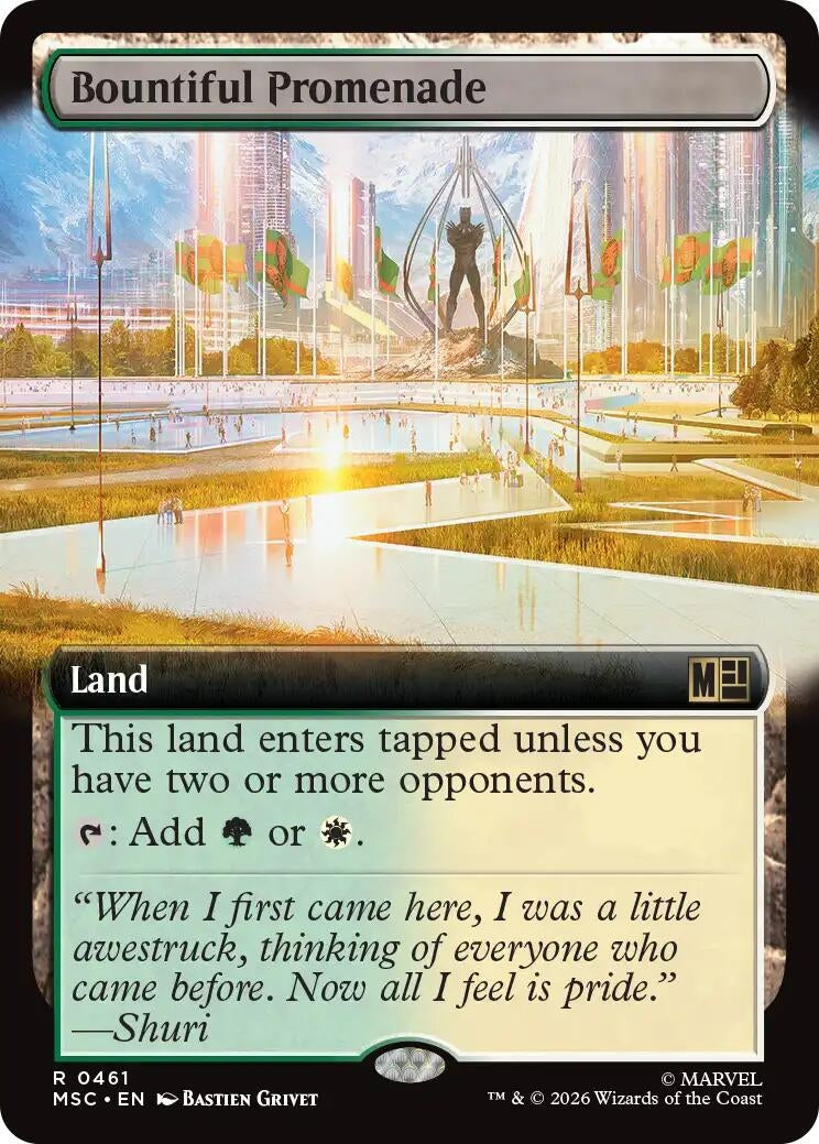 Image for Bountiful Promenade (Extended Art) (461) (MSC) - Magic: The Gathering