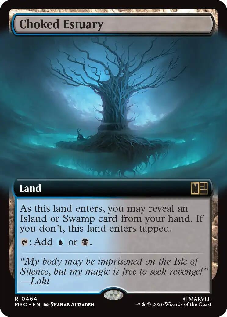 Image for Choked Estuary (Extended Art) (464) (MSC) - Magic: The Gathering