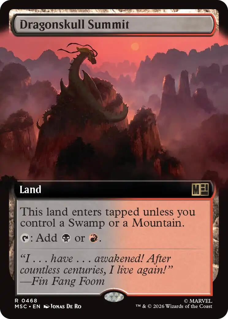 Image for Dragonskull Summit (Extended Art) (468) (MSC) - Magic: The Gathering