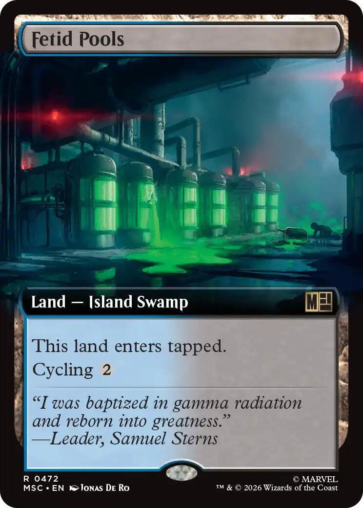 Image for Fetid Pools (Extended Art) (472) (MSC) - Magic: The Gathering