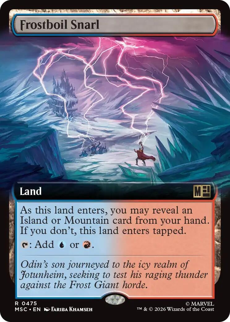 Image for Frostboil Snarl (Extended Art) (475) (MSC) - Magic: The Gathering