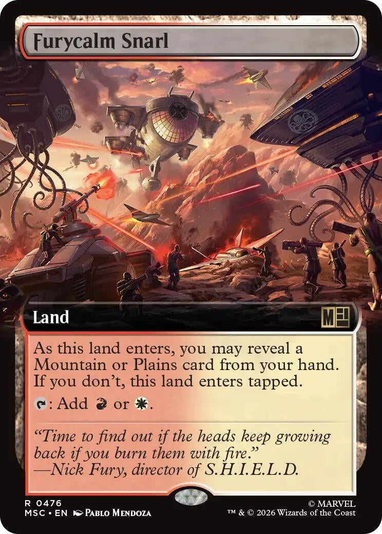 Image for Furycalm Snarl (Extended Art) (476) (MSC) - Magic: The Gathering
