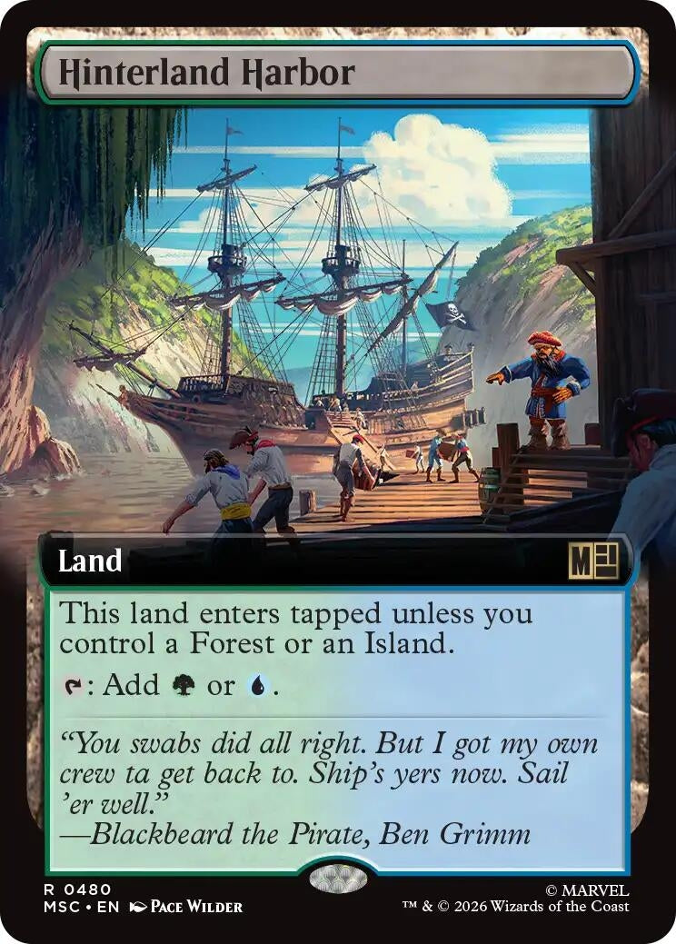 Image for Hinterland Harbor (Extended Art) (480) (MSC) - Magic: The Gathering