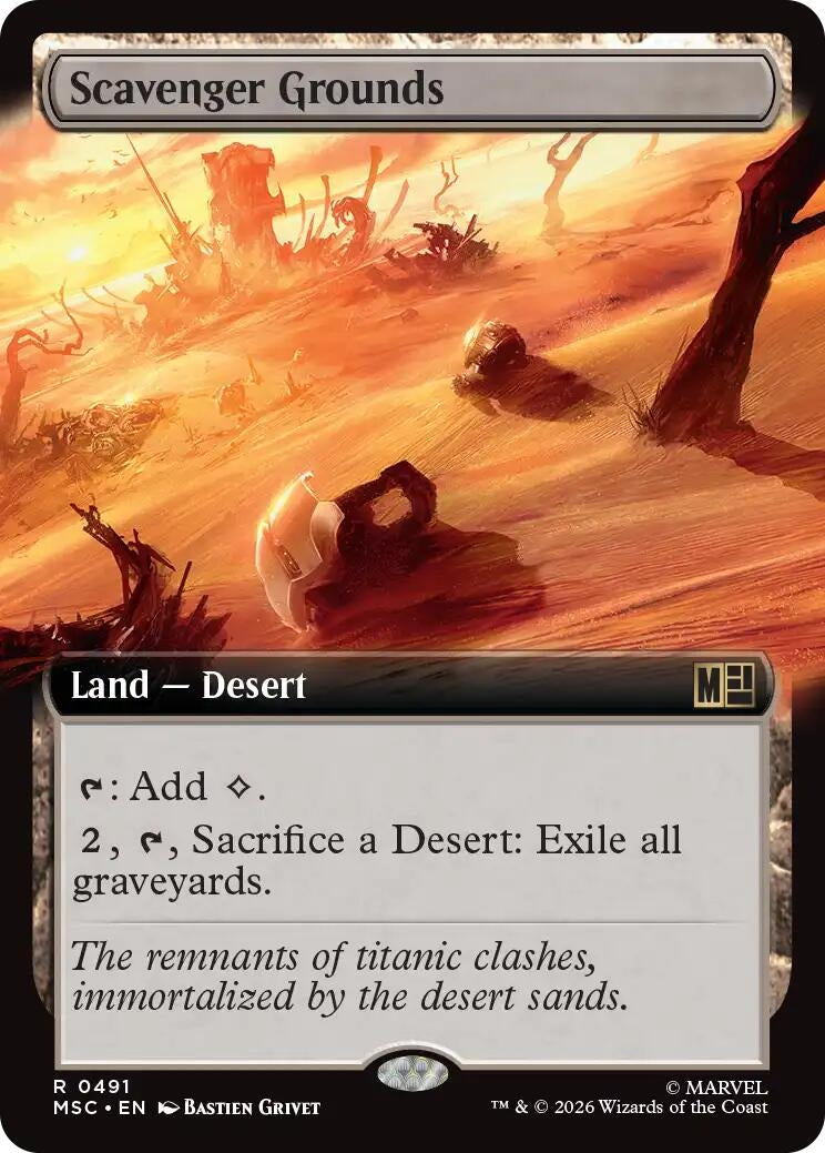 Image for Scavenger Grounds (Extended Art) (491) (MSC) - Magic: The Gathering