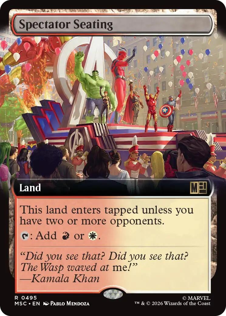 Image for Spectator Seating (Extended Art) (495) (MSC) - Magic: The Gathering