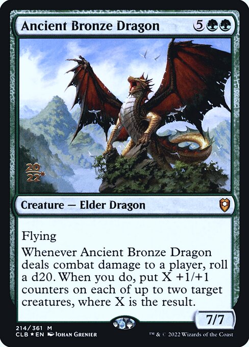 Ancient Bronze Dragon - Battle for Baldur's Gate Promos - 214s