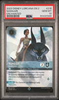 NAMAARI ENCHANTED 2023 DISNEY LORCANA EN 2-RISE OF THE FLOODBORN PSA GEM MT 10
