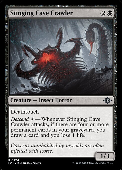 Stinging Cave Crawler - The Lost Caverns of Ixalan - 124