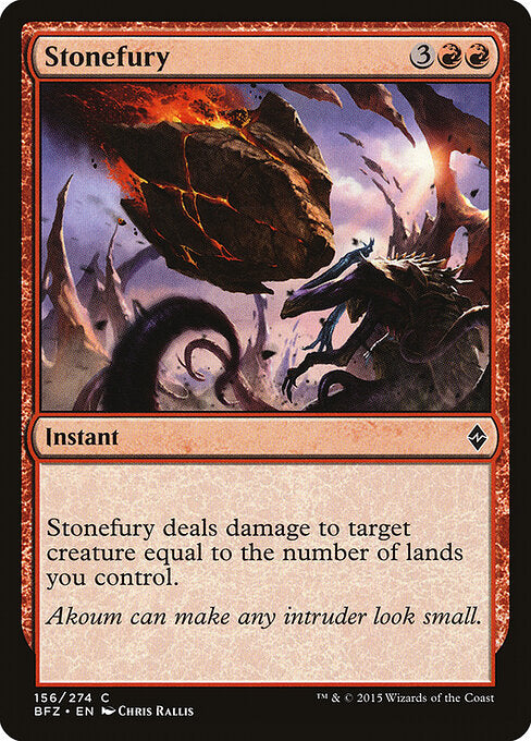 Stonefury - Battle for Zendikar - 156