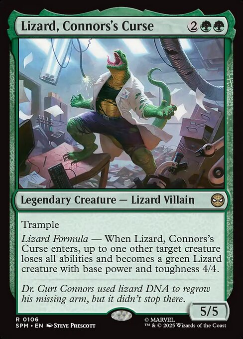 Lizard, Connors's Curse - Marvel's Spider-Man - 106