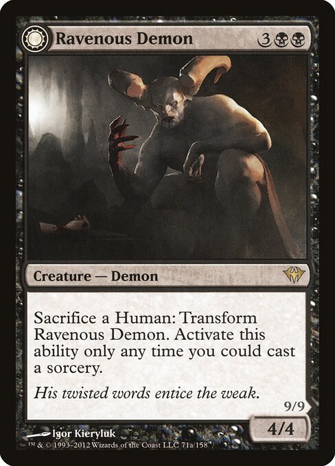 Ravenous Demon // Archdemon of Greed - Dark Ascension - 71