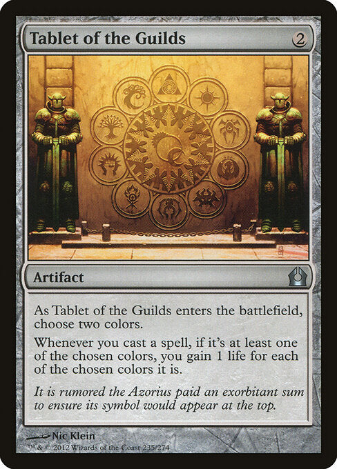 Tablet of the Guilds - Return to Ravnica - 235