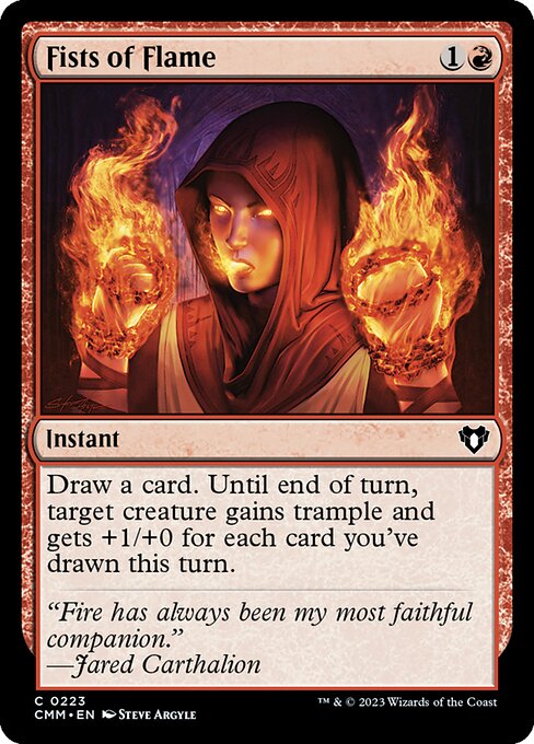 Fists of Flame - Commander Masters - 223
