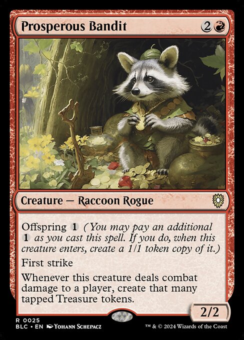Prosperous Bandit - Bloomburrow Commander - 25