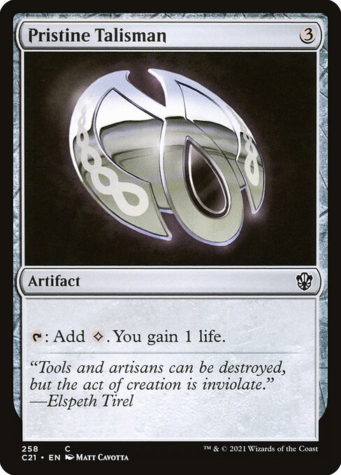 Pristine Talisman - Commander 2021 - 258