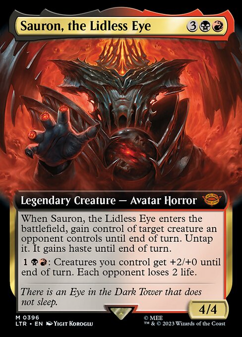 Sauron, the Lidless Eye - The Lord of the Rings: Tales of Middle-earth - 396