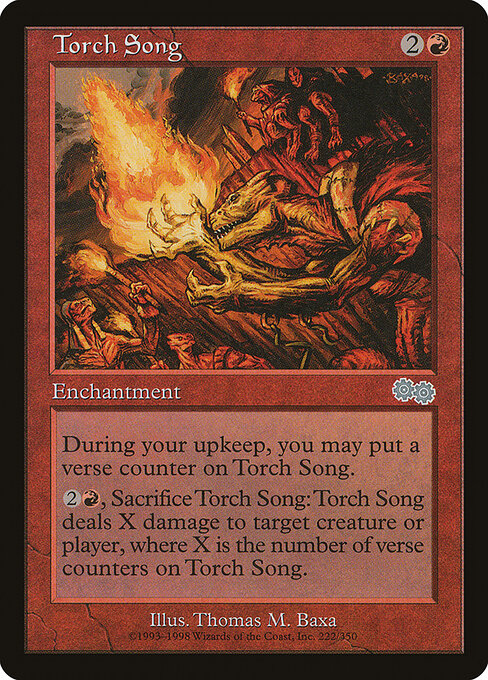 Torch Song - Urza's Saga - 222