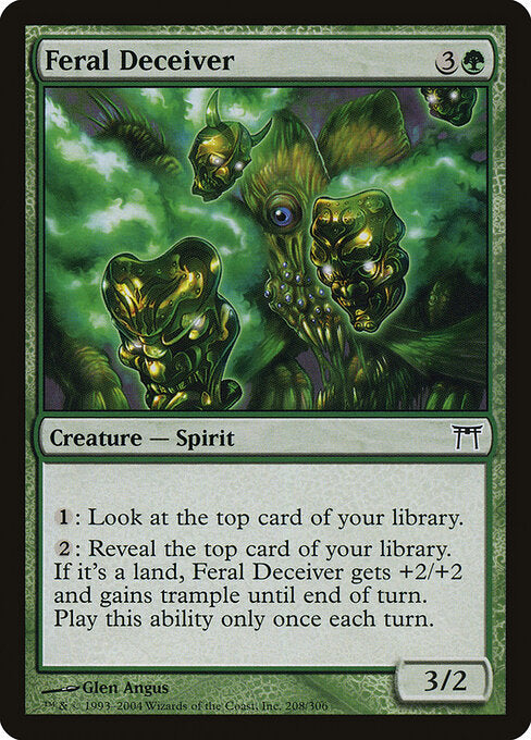 Feral Deceiver - Champions of Kamigawa - 208